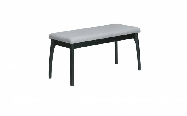 Банкетка Лина, мягкая, Венге/Серый