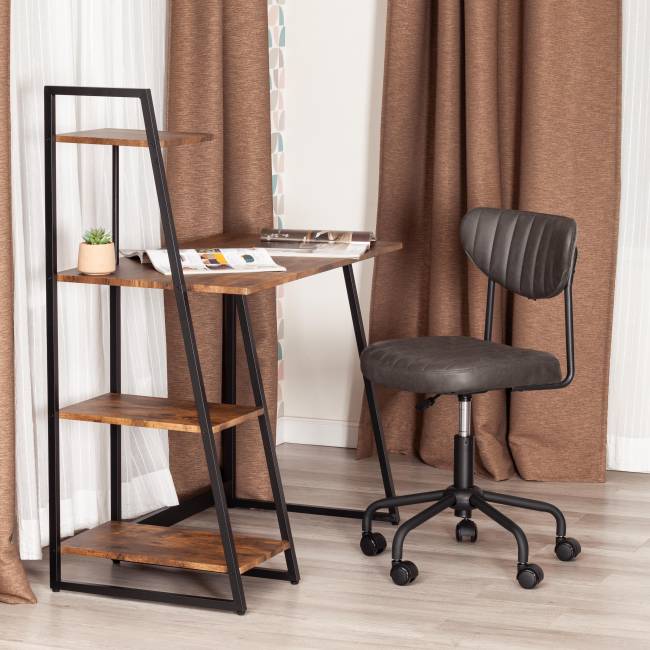 Кресло Слим/Slim иск. кожа, Grey (Cерый) серый иск. кожа