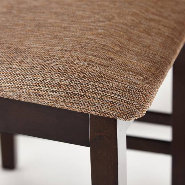 Обеденный комплект Хадсон/Hudson (стол + 4 стула) дерево гевея/МДФ, стол: 110х70х75см/стул: 44х42х89см, темный орех, ткань кор.-зол. cappuccino (темный орех) дерево гевея/мдф Обеденный комплект Хадсон/Hudson (стол + 4 стула) дерево гевея/МДФ, стол: 110х70х75см/стул: 44х42х89см, темный орех, ткань кор.-зол. cappuccino (темный орех) дерево гевея/мдф