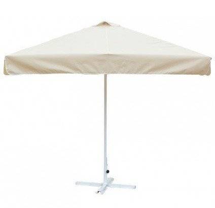 Зонт Митек 2,5х2,5 м с воланом, алюминий, с подставкой