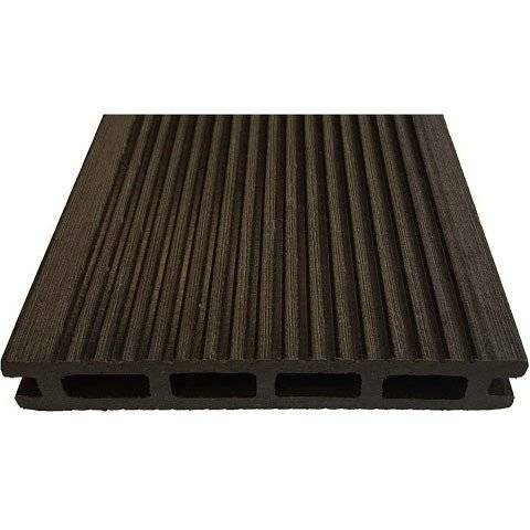 Террасная доска DARVOLEX шовная, 150*23,5*6000 мм, венге