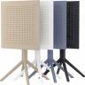 Стол пластиковый складной Sky Folding Table 60 темно-серый 600х600х740 мм Стол пластиковый складной Sky Folding Table 60 темно-серый 600х600х740 мм