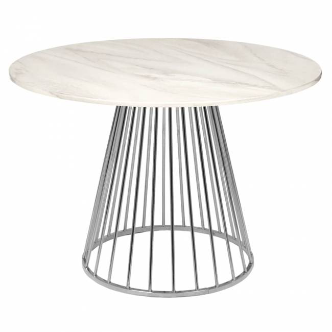 Стол Liverpool 100см, хромированные ножки