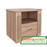 Тумба прикроватная Rino дуб, без покраски