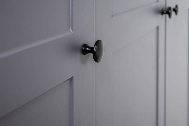 Комод Остин 16.221 цвет серый графит/дуб крафт золотой