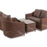 "Кон Панна" лаунж-зона из искусственного ротанга, цвет коричневый