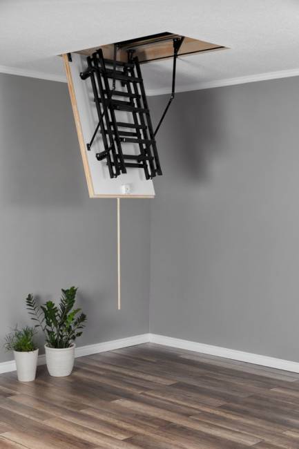 Чердачная складная лестница Metal T3 EXTRA