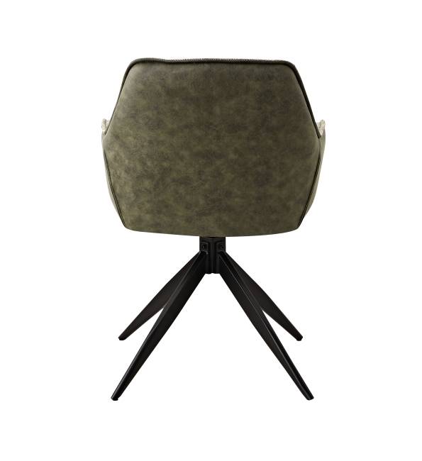 Стул обеденный Alba экокожа коричневый