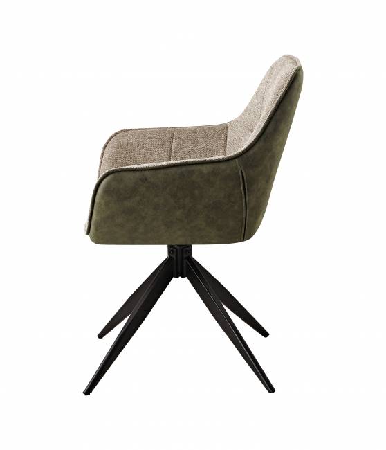 Стул обеденный Alba экокожа коричневый