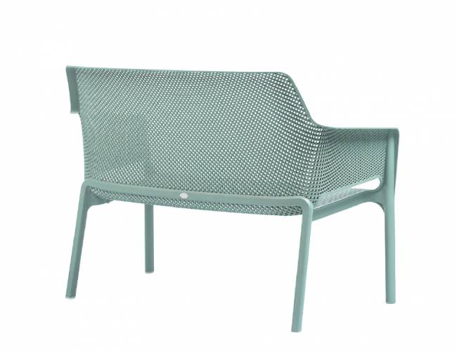Диван пластиковый Net Bench ментоловый 1160х700х860 мм