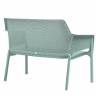 Диван пластиковый Net Bench ментоловый 1160х700х860 мм