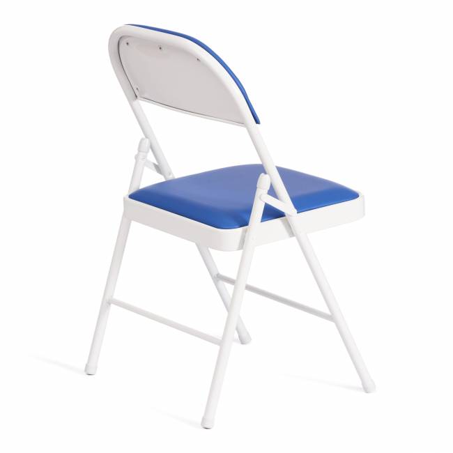 Стул складной Фолдер/Folder (мод.3022G)/1 шт. в упаковке каркас: металл, сиденье/спинка: экокожа, 46.5х47.5х79см, синий/белый синий, белый каркас: металл, сиденье/спинка: экокожа Стул складной Фолдер/Folder (мод.3022G)/1 шт. в упаковке каркас: металл, сиденье/спинка: экокожа, 46.5х47.5х79см, синий/белый синий, белый каркас: металл, сиденье/спинка: экокожа