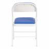 Стул складной Фолдер/Folder (мод.3022G)/1 шт. в упаковке каркас: металл, сиденье/спинка: экокожа, 46.5х47.5х79см, синий/белый синий, белый каркас: металл, сиденье/спинка: экокожа Стул складной Фолдер/Folder (мод.3022G)/1 шт. в упаковке каркас: металл, сиденье/спинка: экокожа, 46.5х47.5х79см, синий/белый синий, белый каркас: металл, сиденье/спинка: экокожа