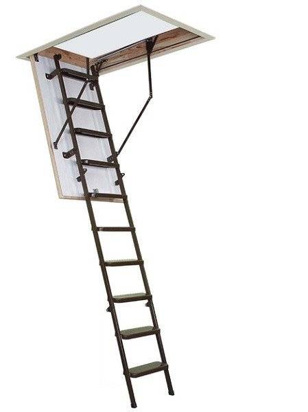 Чердачная складная лестница Metal T3