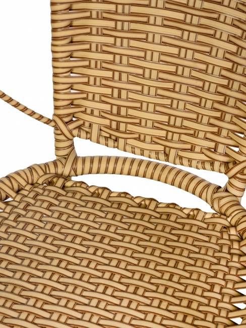 Кресло Bali (Бали) из искусственного ротанга, слоновая кость