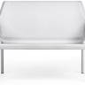 Диван пластиковый Net Bench белый 1160х700х860 мм