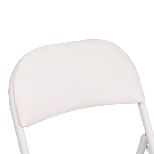 Стул складной Фолдер/Folder (мод.3022G)/1 шт. в упаковке каркас: металл, сиденье/спинка: экокожа, 46.5х47.5х79см, белый/белый белый каркас: металл, сиденье/спинка: экокожа Стул складной Фолдер/Folder (мод.3022G)/1 шт. в упаковке каркас: металл, сиденье/спинка: экокожа, 46.5х47.5х79см, белый/белый белый каркас: металл, сиденье/спинка: экокожа