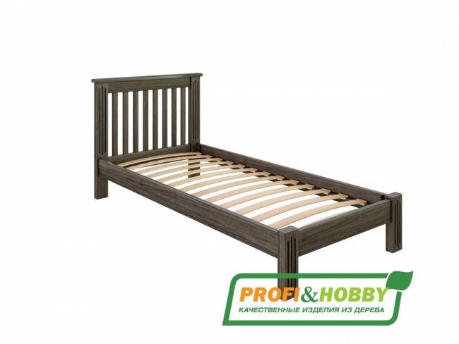 Кровать Rino 900 х 2000 ясень, серый гранит