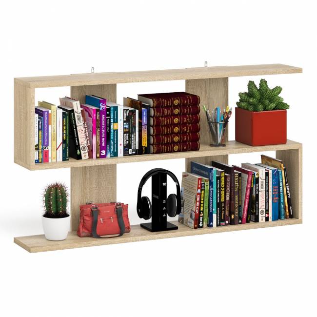 Навесная полка Мори 1200 цвет дуб сонома