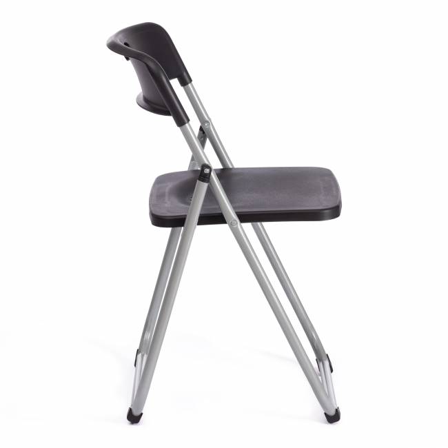 Стул складной Фолдер/Folder (мод.3017H) каркас: металл, сиденье/спинка: пластик, 49х46.5х73.5см, черный/серый  (Комплект из 6 шт.) черный, серый каркас: металл, сиденье/спинка: пластик