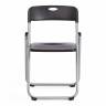 Стул складной Фолдер/Folder (мод.3017H) каркас: металл, сиденье/спинка: пластик, 49х46.5х73.5см, черный/серый  (Комплект из 6 шт.) черный, серый каркас: металл, сиденье/спинка: пластик