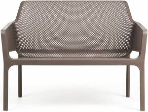 Диван пластиковый Net Bench тортора 1160х700х860 мм