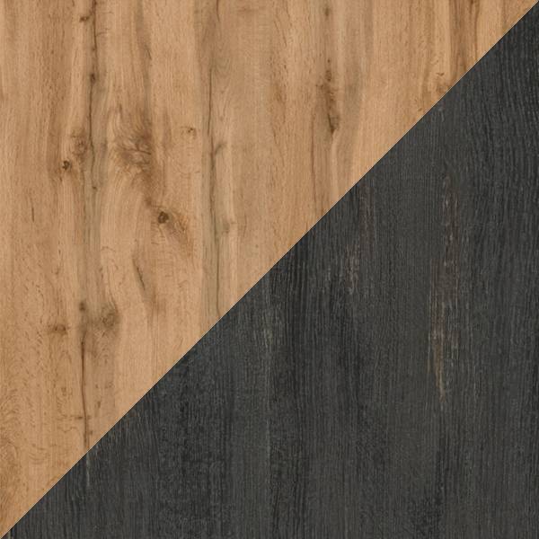 Две тумбы под ТВ 13.272 + 13.272 цвет дуб вотан/интра