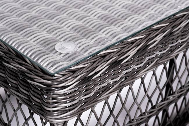 "Асти" лаунж-зона из искусственного ротанга на 6 персоны, цвет графит