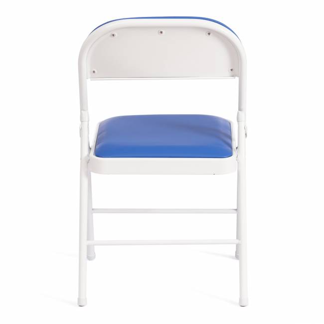 Стул складной Фолдер/Folder (мод.3022G) каркас: металл, сиденье/спинка: экокожа, 46.5х47.5х79см, синий/белый (Комплект из 6 шт.) синий, белый каркас: металл, сиденье/спинка: экокожа Стул складной Фолдер/Folder (мод.3022G) каркас: металл, сиденье/спинка: экокожа, 46.5х47.5х79см, синий/белый (Комплект из 6 шт.) синий, белый каркас: металл, сиденье/спинка: экокожа