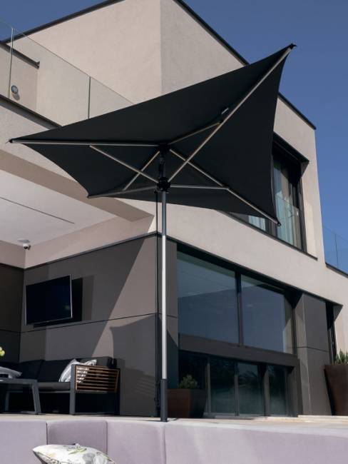 Зонт-парусник 2х2 м Vela Titanium титан, антрацит 2000х2000 мм Зонт-парусник 2х2 м Vela Titanium титан, антрацит 2000х2000 мм