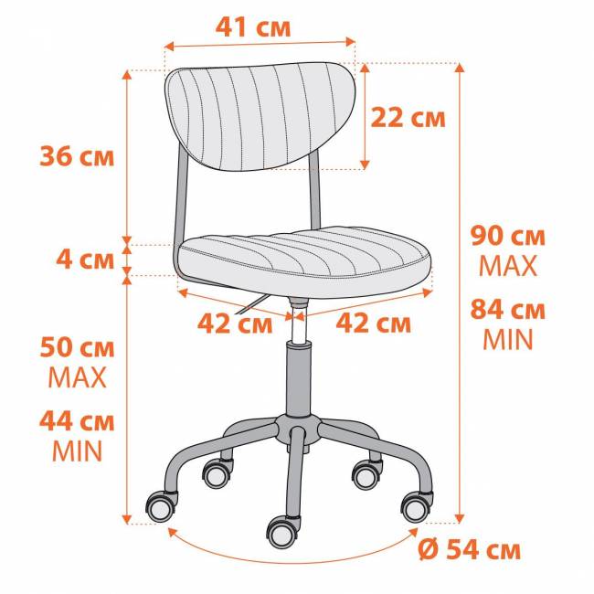 Кресло Слим/Slim иск. кожа, Brown (коричневый) коричневый иск. кожа