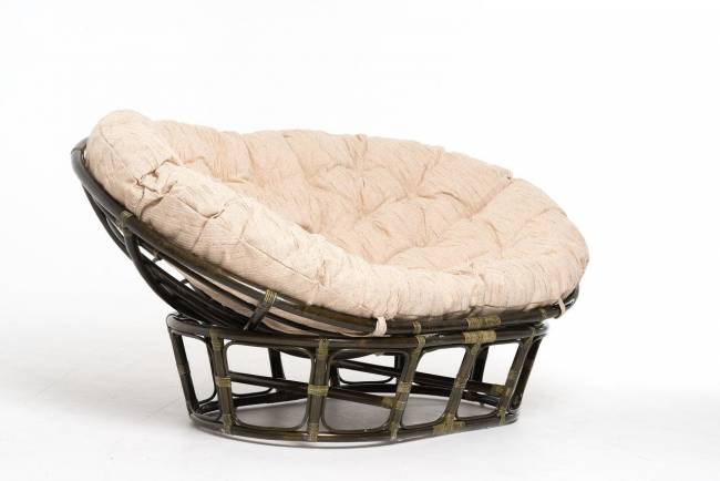 Кресло "MAMASAN" олива  рогожка