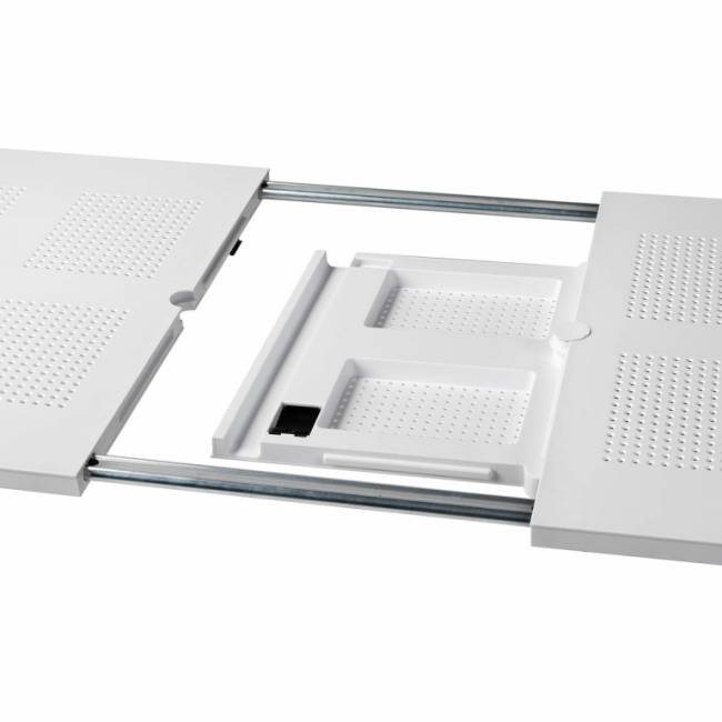 Стол пластиковый раздвижной Libeccio белый 1600-2200х740х1000 мм