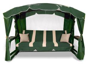 Качели садовые "Торонто Люкс Плюс", зеленые