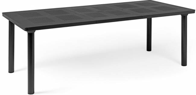 Стол пластиковый раздвижной Libeccio антрацит 1600-2200х740х1000 мм