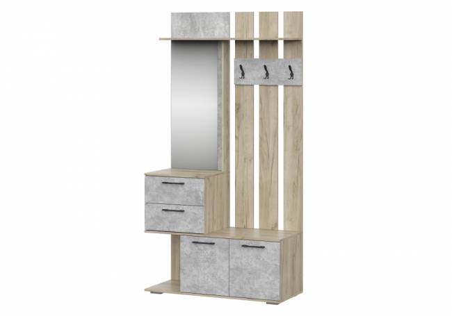 Вальс ВШ-1 дуб крафт серый / бетонный камень