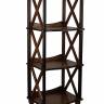 Этажерка-стеллаж Джульетта 3 уровня, орех Л