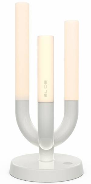 Светильник металлический настольный Luna Lighting белый матовый 100х100х230 мм