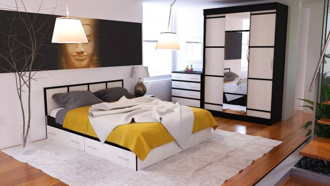 Комод Сакура цвет венге/дуб лоредо