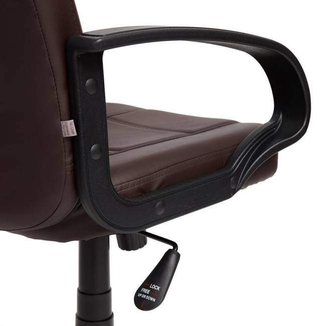 Кресло СН747 кож/зам, коричневый, 36-36 *коричневый кож/зам