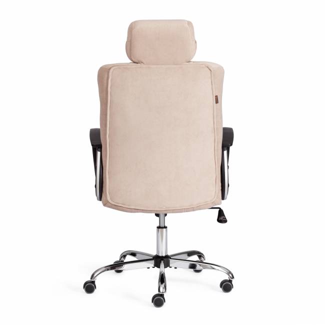 Кресло Оксфорд/Oxford хром флок , бежевый, 7 бежевый флок Кресло Оксфорд/Oxford хром флок , бежевый, 7 бежевый флок