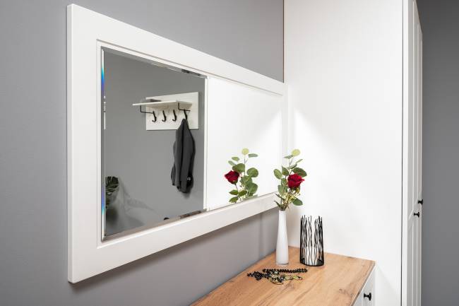 Зеркало Остин 17.03 цвет белый шагрень