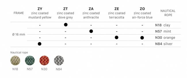 Качели плетеные Lisa Swing голубой, оранжевый 730х650х1750 мм
