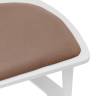 Вешалка со стулом Leset Атланта Белый Коричневый Белый