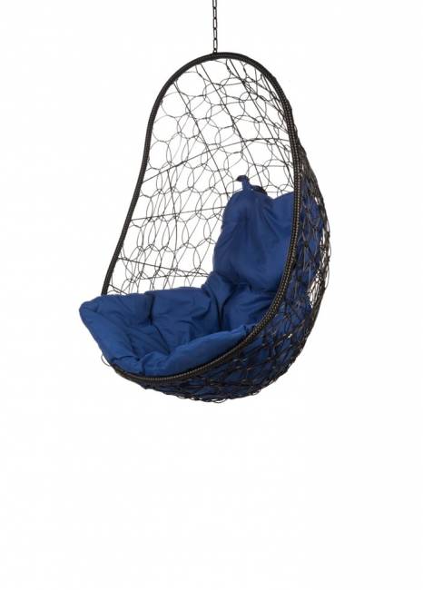 Кресло подвесное "Easy BS" синяя подушка