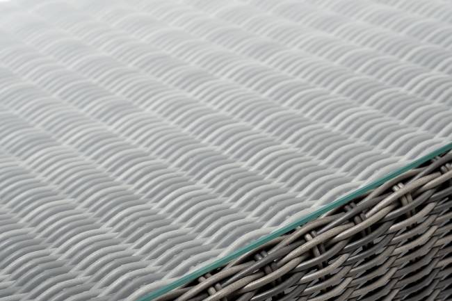 "Боно" журнальный столик из искусственного ротанга, цвет графит