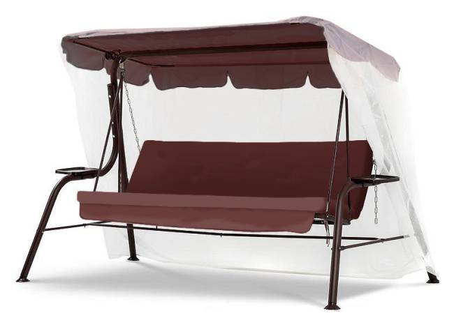 Качели садовые "Лотос" бордо Качели садовые "Лотос" бордо