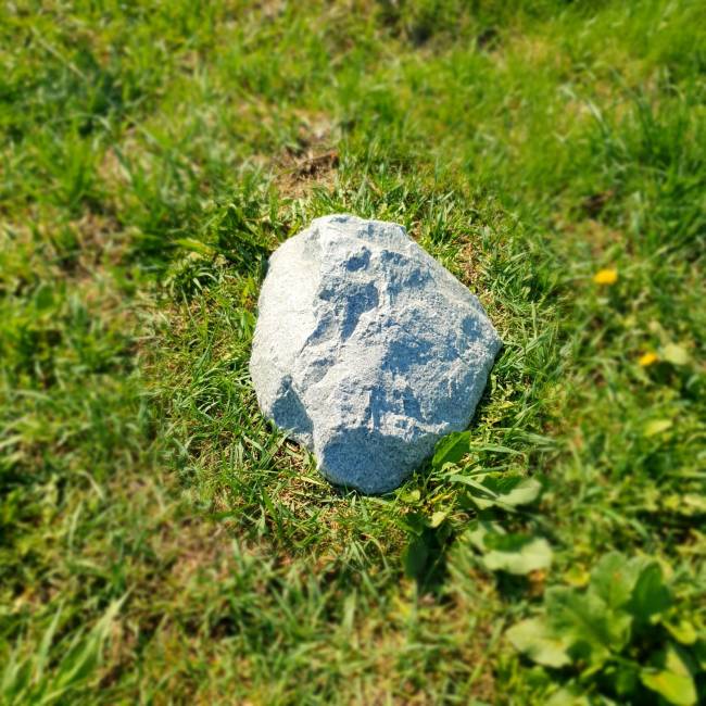 Искусственный валун "ЛЮКС", D30-2, светло-серый 