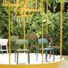 Стул пластиковый Trill Bistrot антрацит 500х515х825 мм