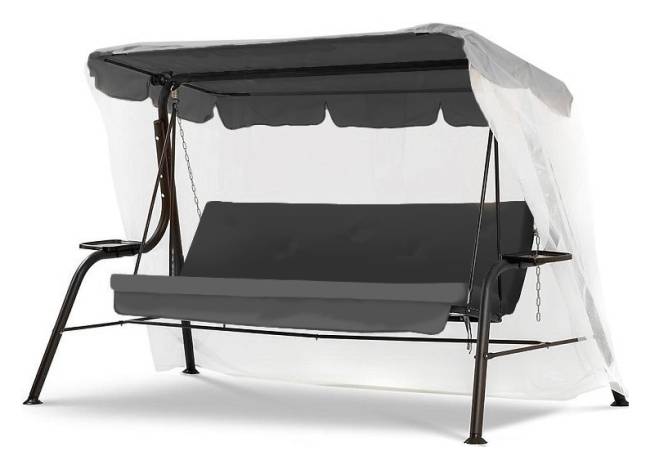 Качели садовые "Лотос" графит Качели садовые "Лотос" графит